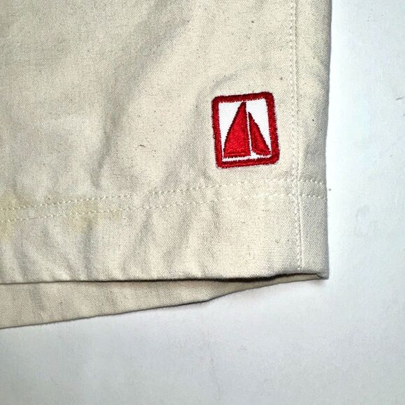 VTG Sail Loft Tan Suede Seat Sailing Shorts Mens 36 (Actual 34 inches) 9" inseam - Picture 11 of 11